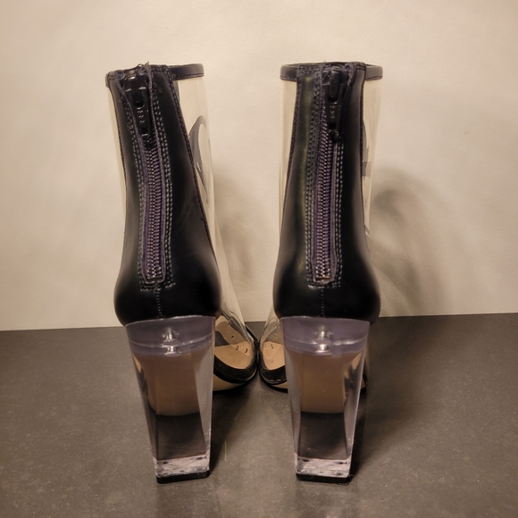 Aldo see-through clear Do Ya Thang ankle boots - Picture 4 of 10